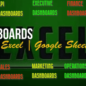 Excel | Google Sheet Dashboards